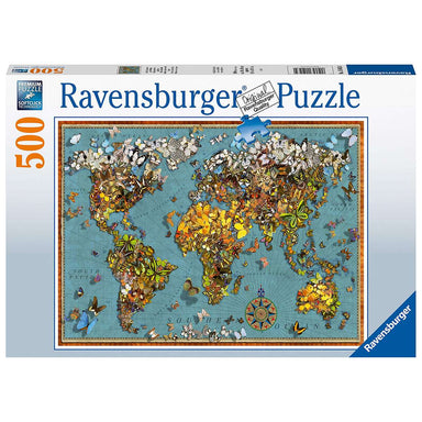 Puzzle Ravensburger Mundo de las Mariposas de 500 piezas