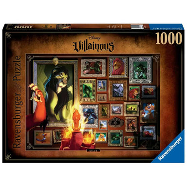 Puzzle Ravensburger Villanos Disney Scar de 1000 piezas