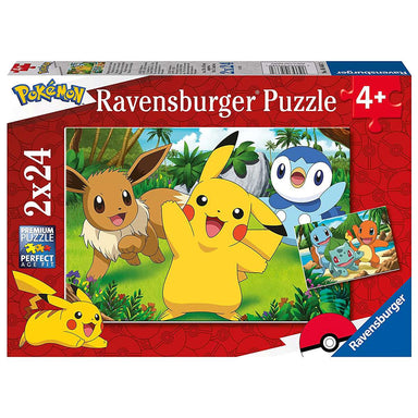 2 Puzzles Ravensburger Pokémon de 24 piezas