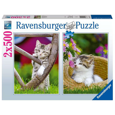 2 Puzzles Ravensburger Gatitos de 500 piezas