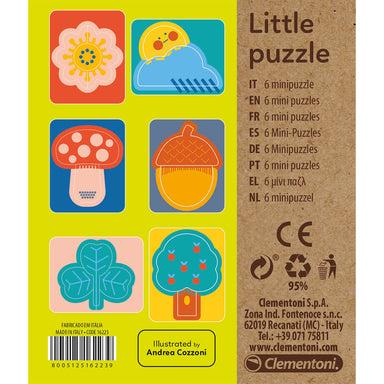 6 Puzzles Clementoni Naturaleza de 2 ó 3 piezas