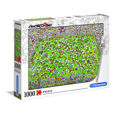 Puzzle Clementoni El Partido de Fútbol de 1000 piezas