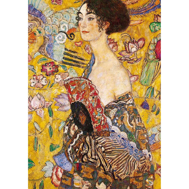 Puzzle Klimt Mujer con Abanico de 2000 Piezas