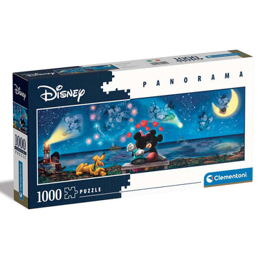 Puzzle Clementoni Mickey y Minnie Panorama de 1000 piezas