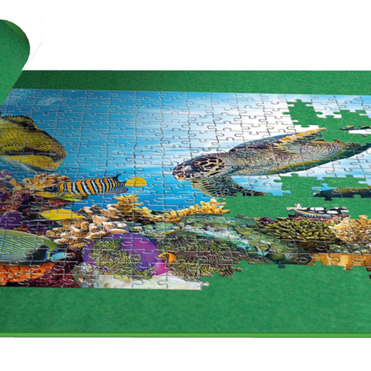 2000 Piezas Tapete Puzzle, Guarda Puzzle de Fieltro Negro con