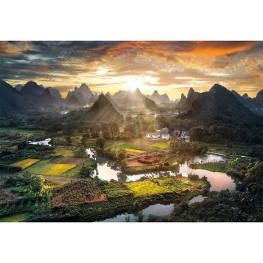 Puzzle Clementoni Vista de Guilin en China de 2000 piezas