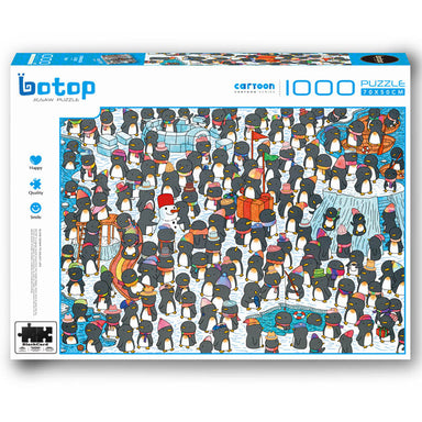 Puzzle Botop Pingüinos de 1000 piezas