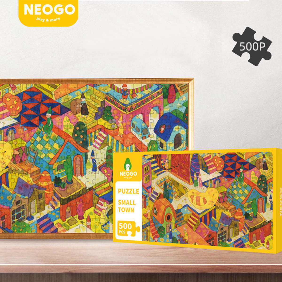 Puzzle La pequeña Ciudad de Neogo