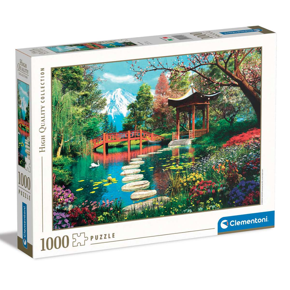 Puzzle Clementoni Jardines Fuji de 1000 piezas