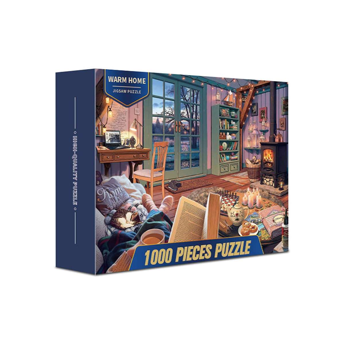 Puzzle Cabaña Confortable de 1000 piezas