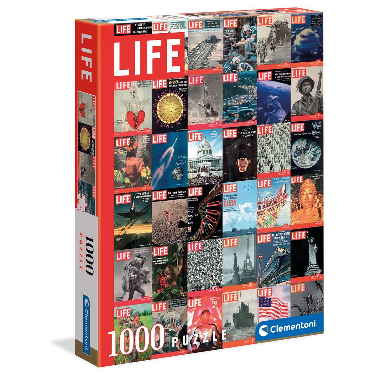 Puzzle Clementoni LIFE Portadas de 1000 piezas