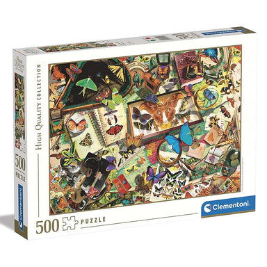 Puzzle Clementoni Colección de Mariposas de 500 piezas