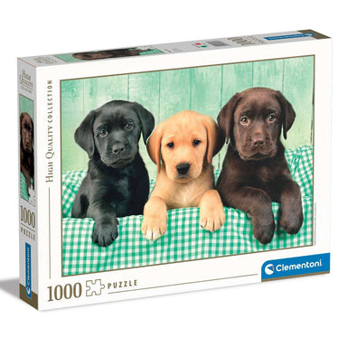 Puzzle Clementoni Los Tres Labradores de 1000 piezas