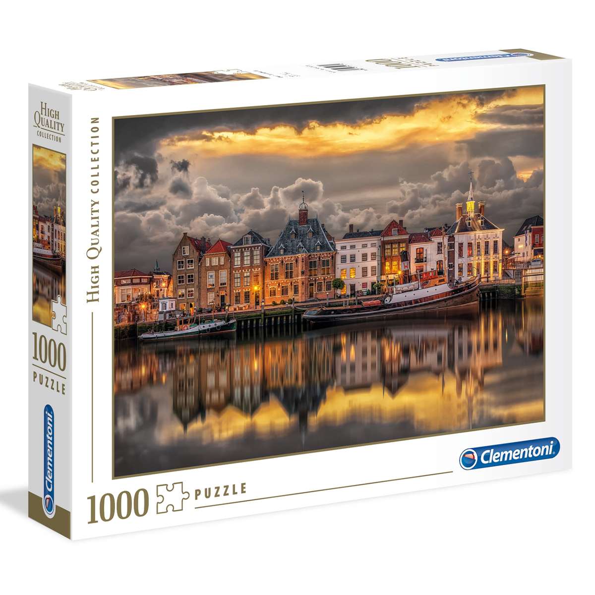 Puzzle Clementoni Canales de Amsterdam de 1000 piezas