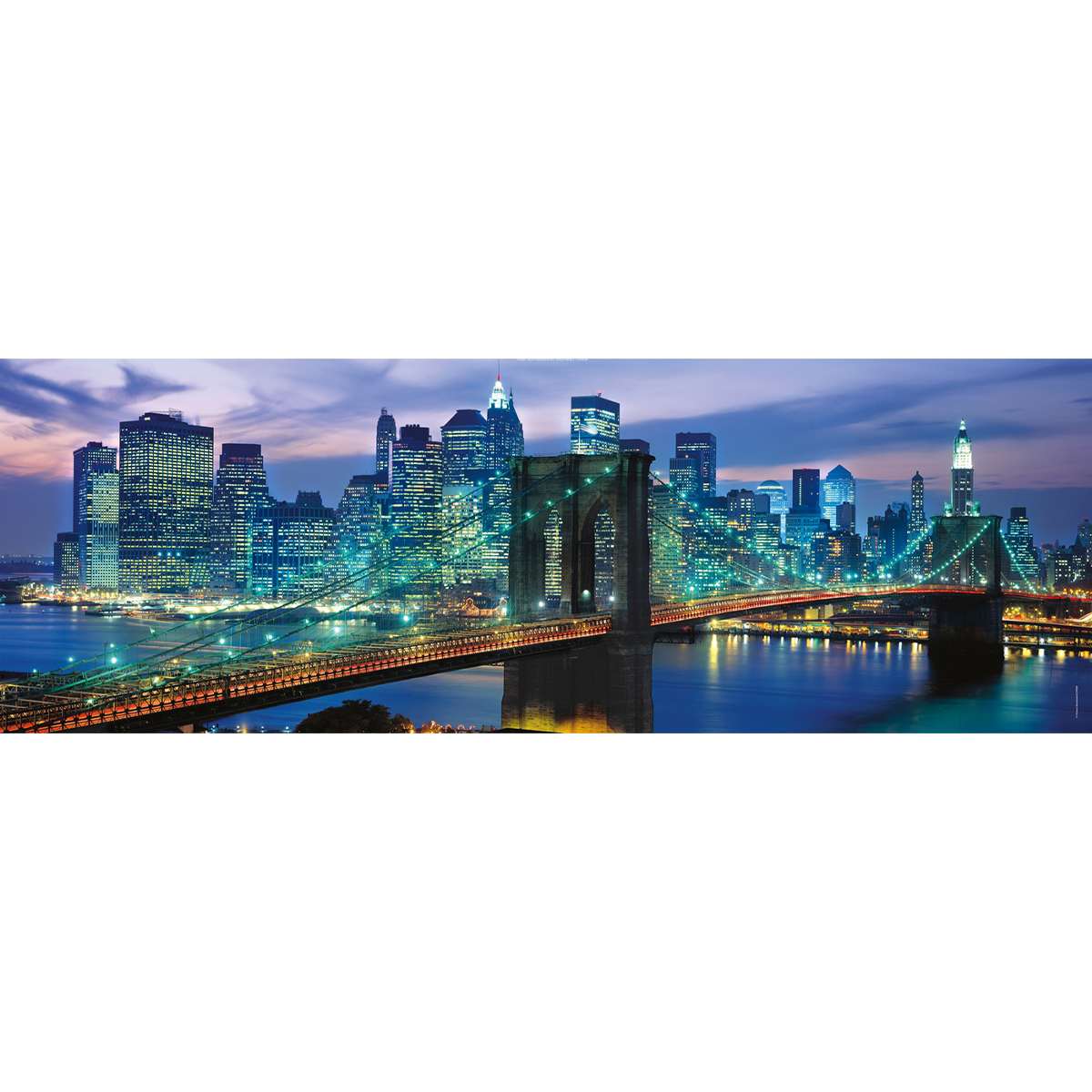 Puzzle Clementoni Puente de Brooklyn Panorama de 1000 piezas