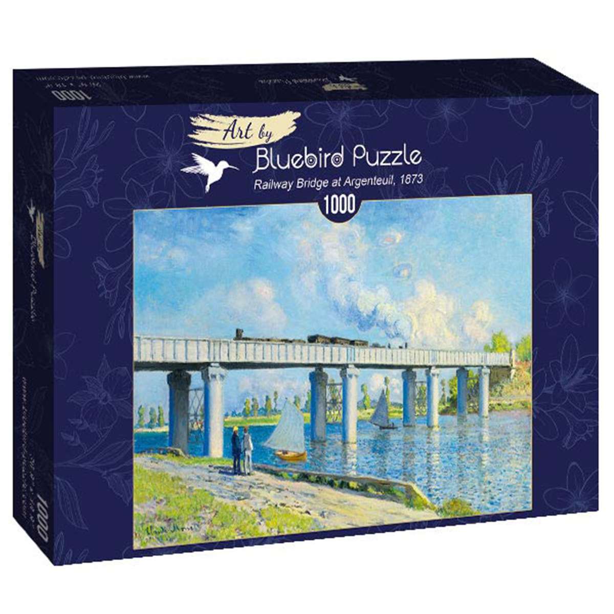Puzzle Bluebird Puente Ferroviario en Argenteuil de 1000 piezas