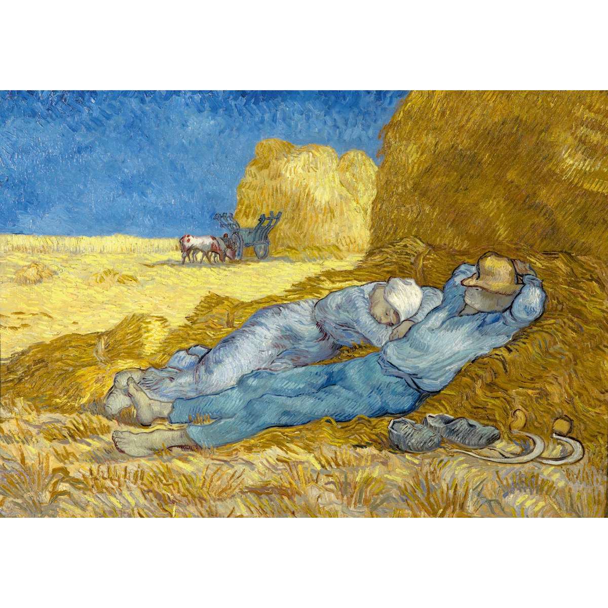 Puzzle Bluebird La Siesta (según Millet) de Vincent Van Gogh de 1000 piezas