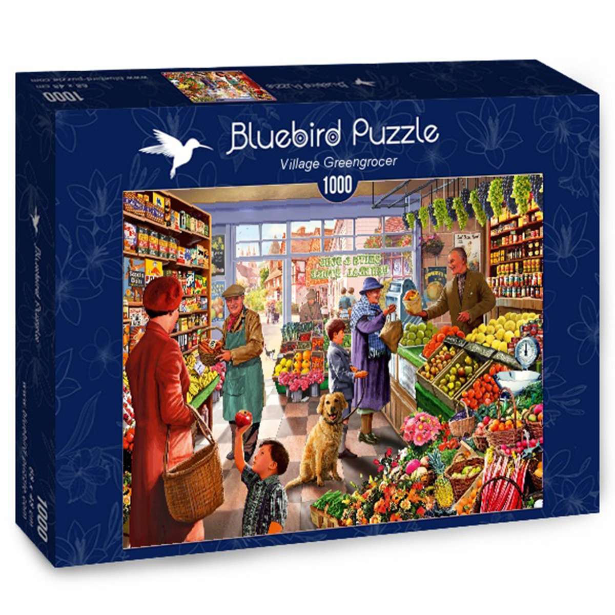 Puzzle Bluebird Tienda de Frutas y Verduras de 1000 piezas