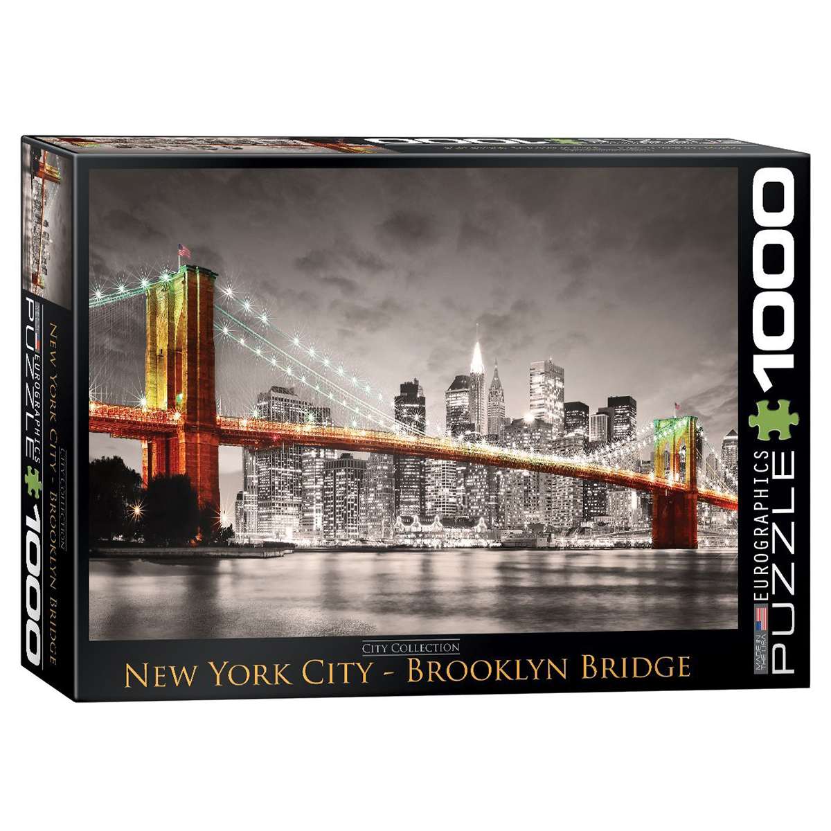 Puzzle Eurographics Puente de Brooklyn NY de 1000 piezas