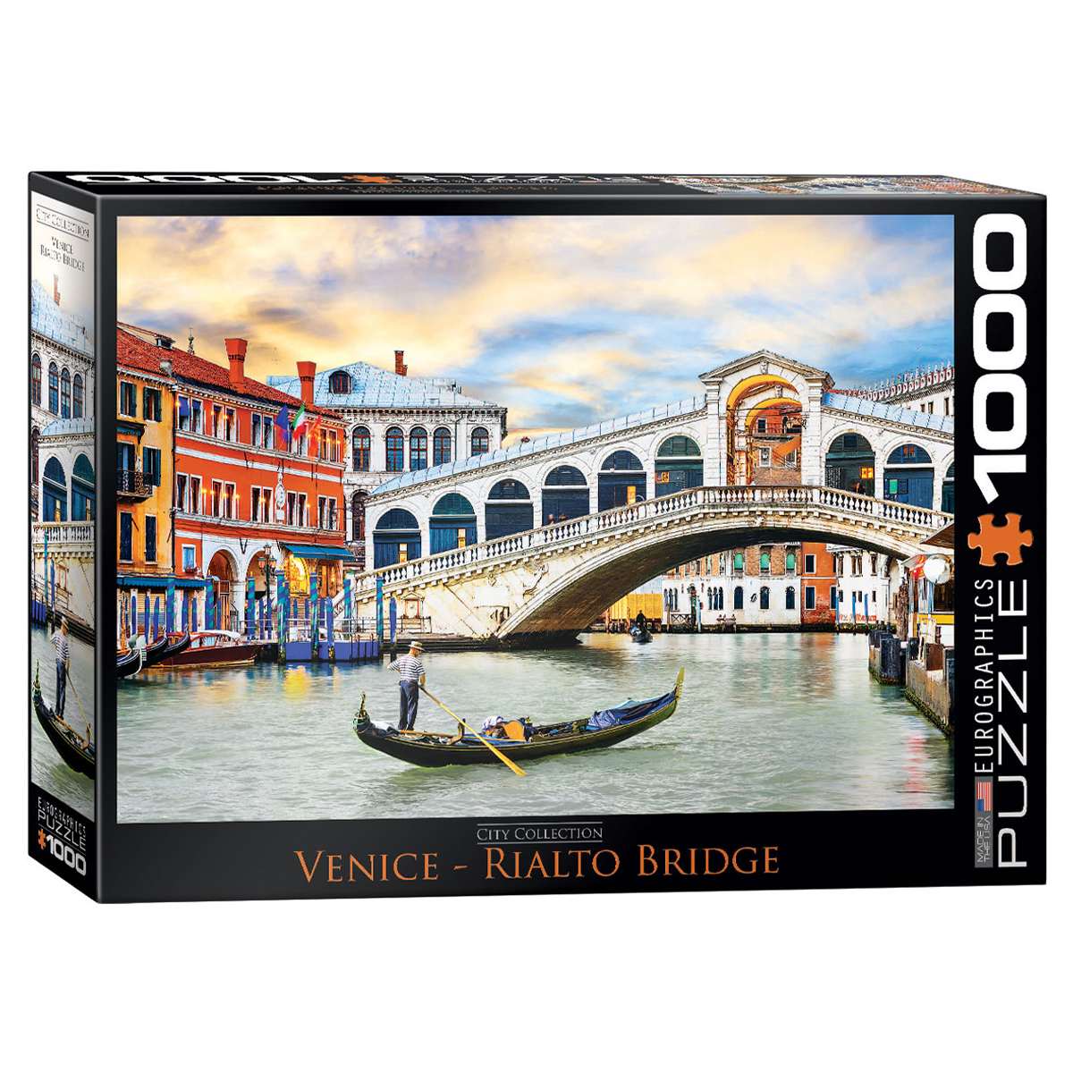 Puzzle Eurographics Puente de Rialto en Venecia de 1000 piezas