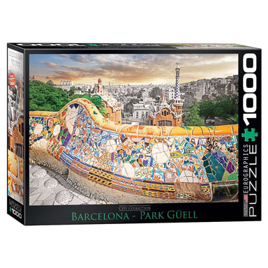 Puzzle Eurographics Parque Güell en Barcelona de 1000 piezas