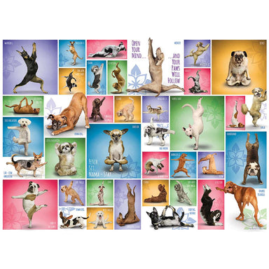 Puzzle Eurographics Yoga Dogs de 1000 piezas