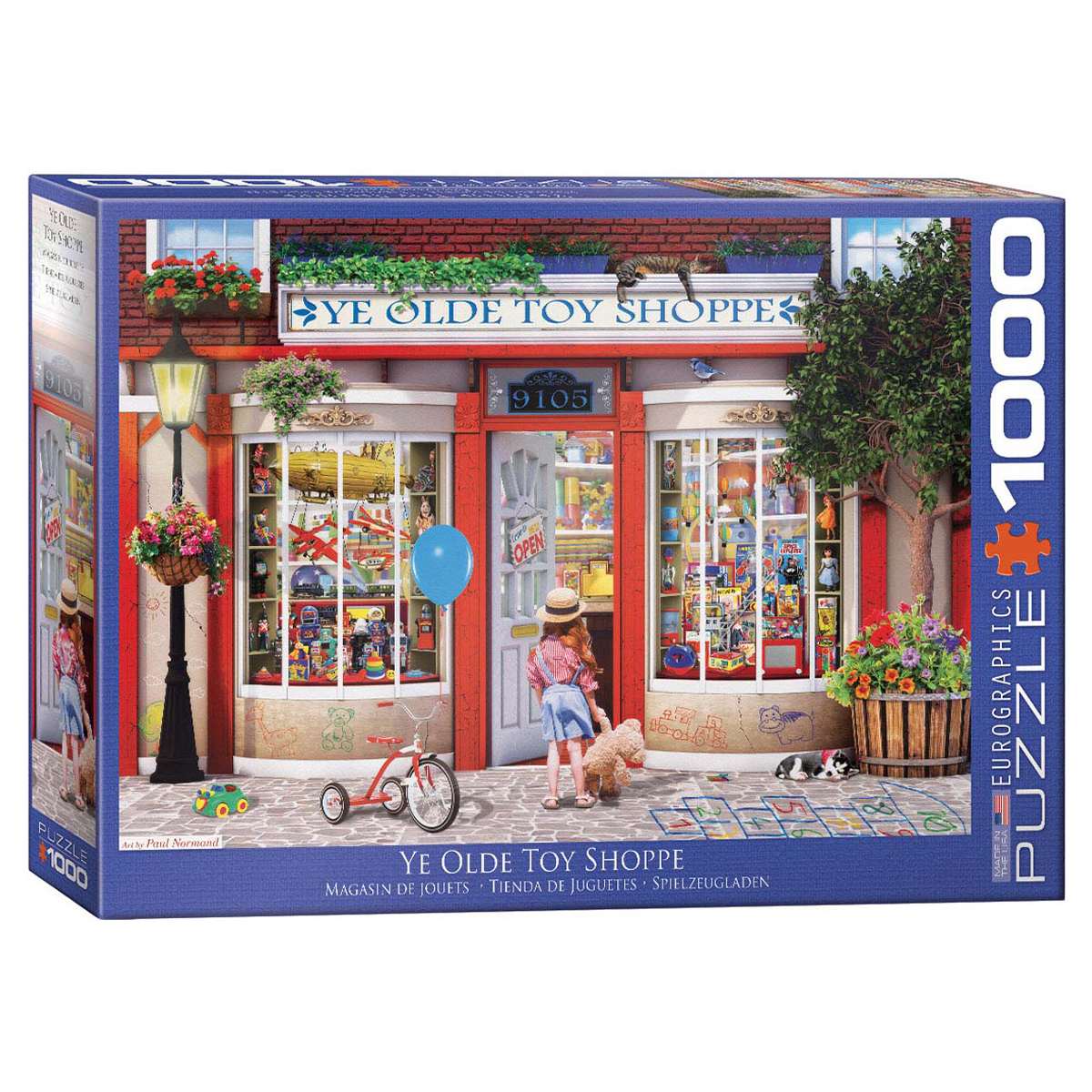 Puzzle Eurographics Tienda de Juguetes de 1000 piezas
