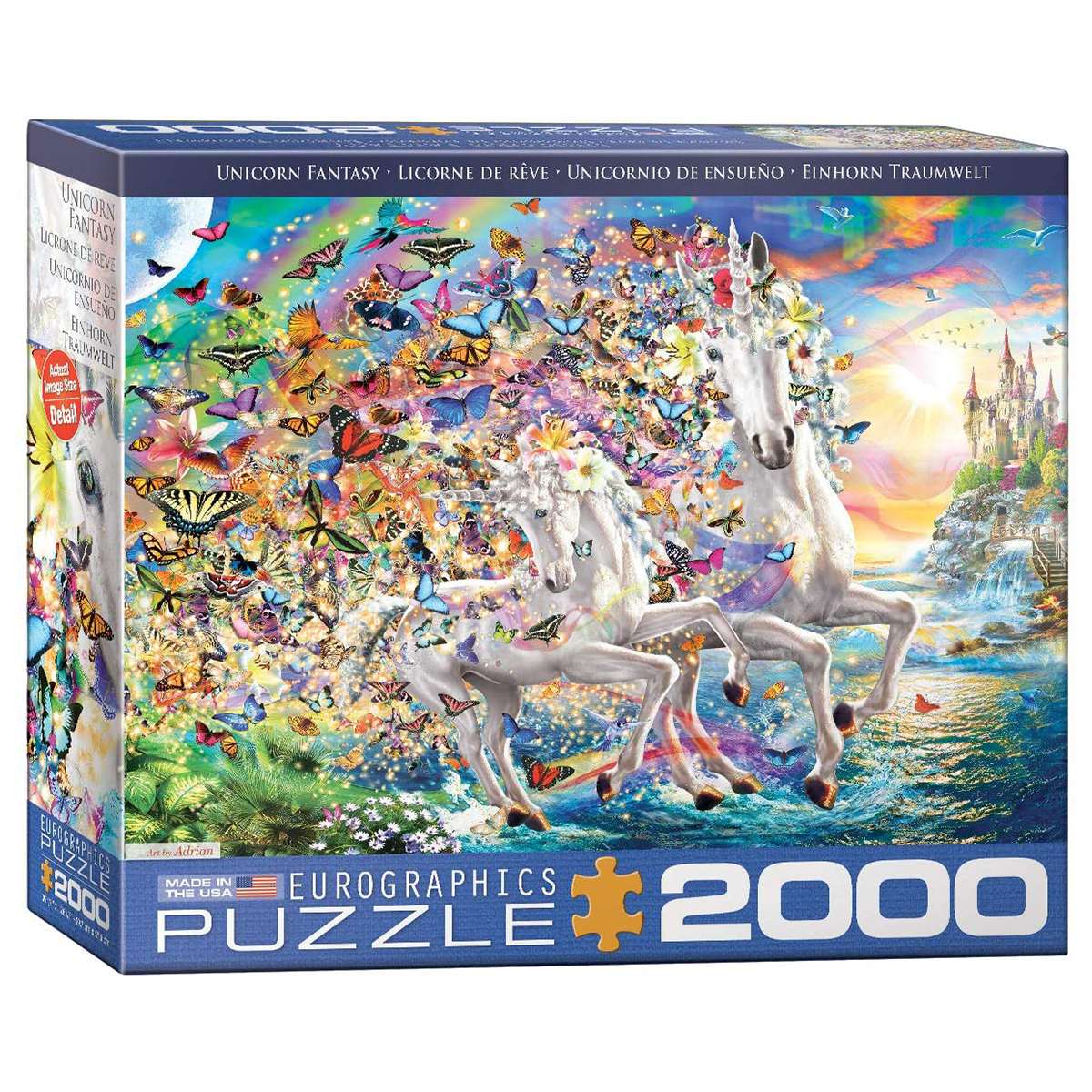 Puzzle Eurographics Unicornio de Ensueño de 2000 piezas