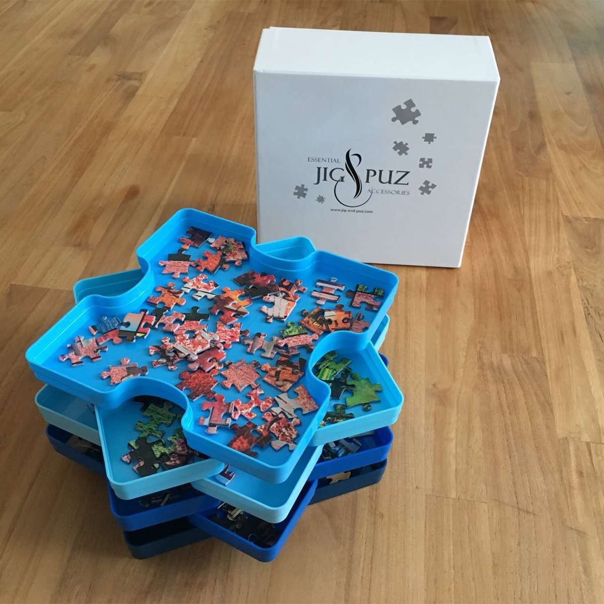 6 Bandejas para Separar las Piezas del Puzzle Jig and Puz