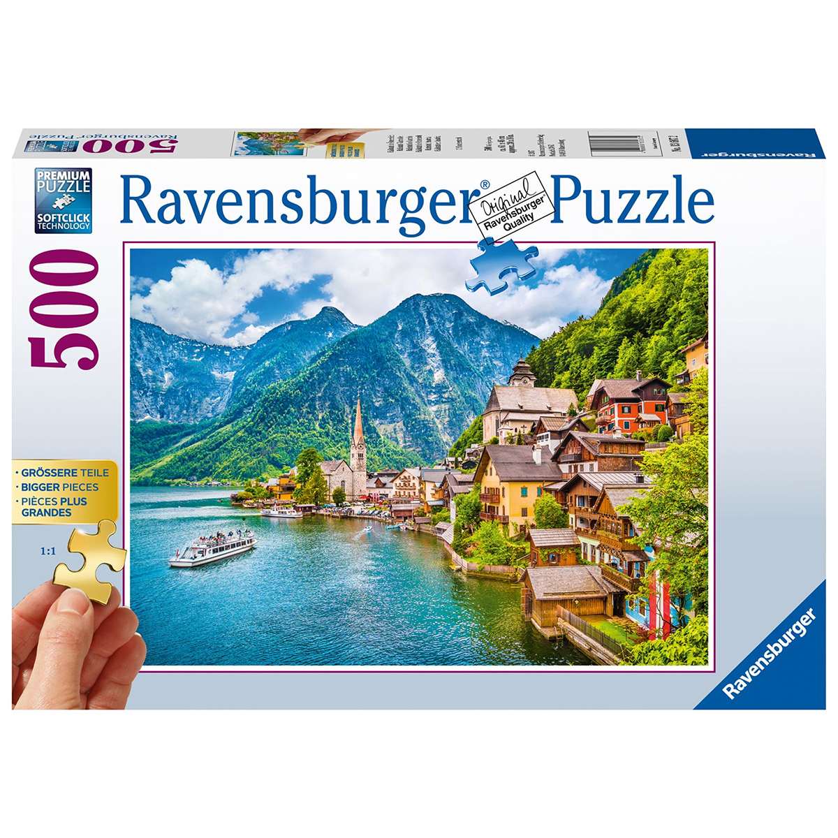 Puzzle Ravensburger Hallstatt Austria de 500 piezas XXL