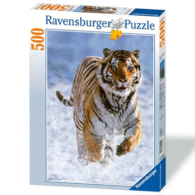 Puzzle Ravensburger Tigre en la Nieve de 500 piezas