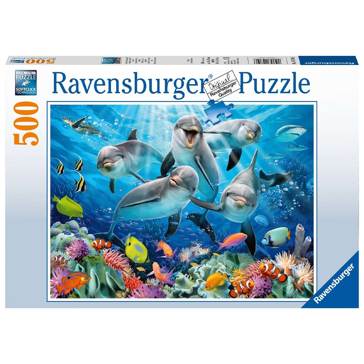 Puzzle Ravensburger Delfines de 500 piezas