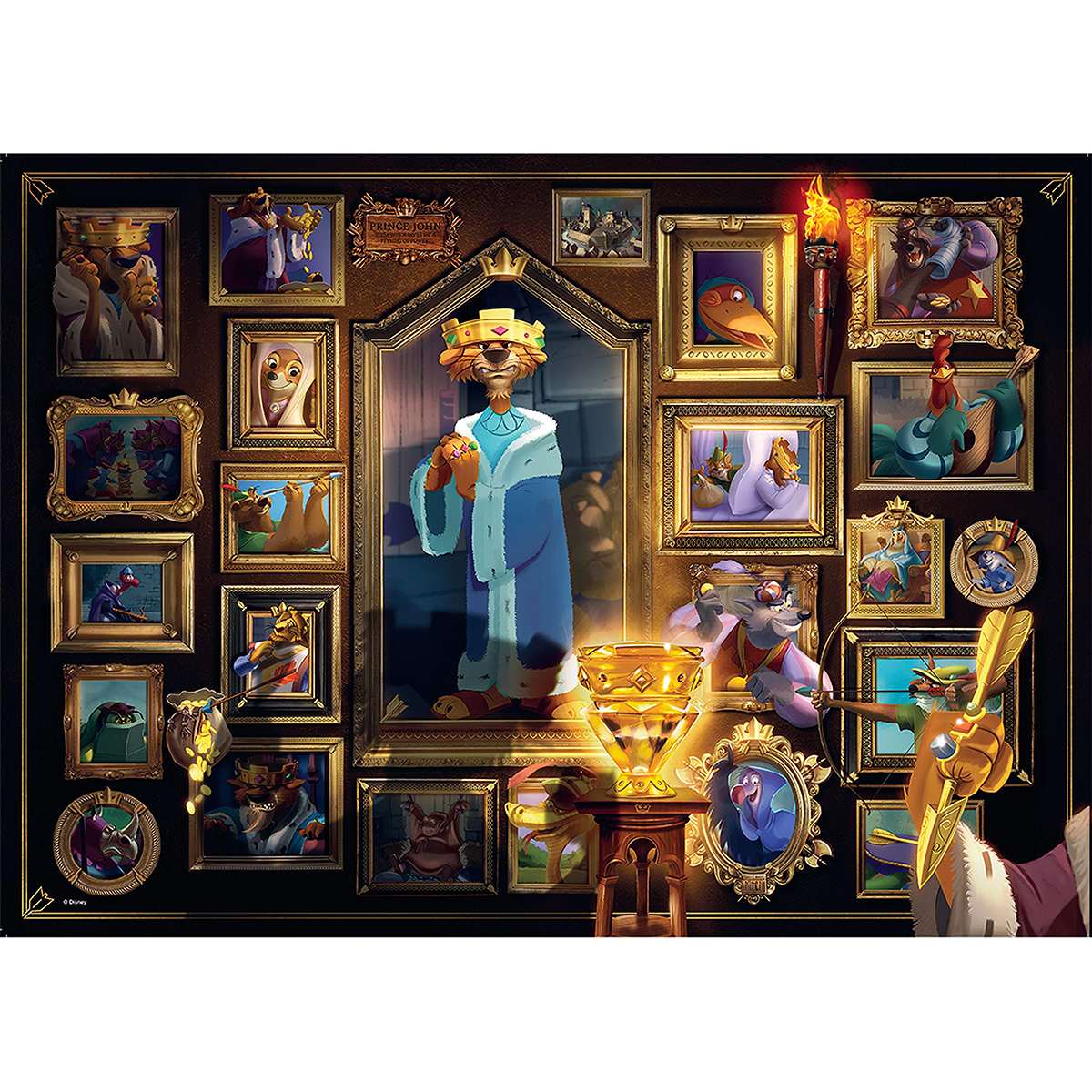 Puzzle Ravensburger Villanos Disney Principe Juan de 1000 piezas