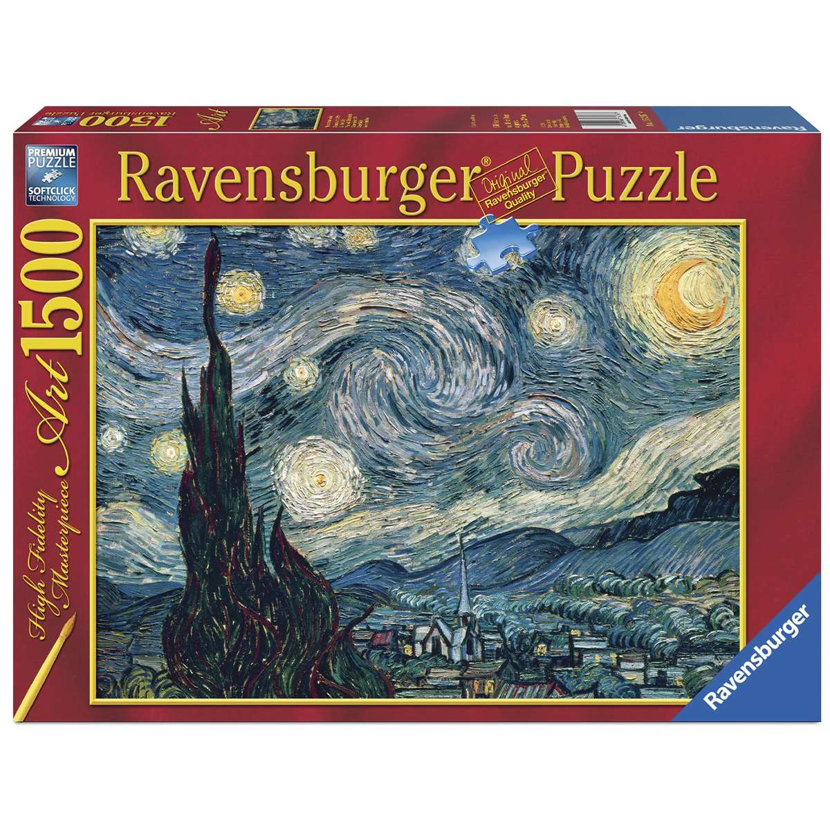Puzzle Ravensburger La Noche Estrellada de Van Gogh de 1500 piezas