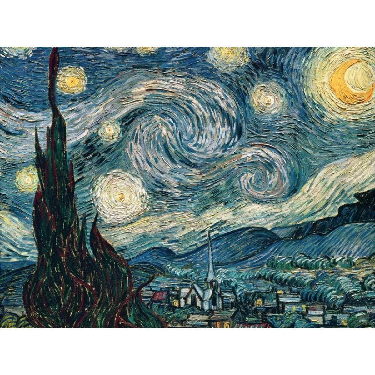 Puzzle Ravensburger La Noche Estrellada de Van Gogh de 1500 piezas