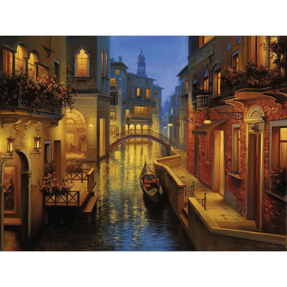 Puzzle Ravensburger Canal Veneciano de 1500 piezas