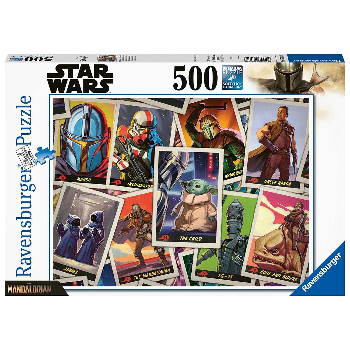 Puzzle Ravensburger Star Wars The Mandalorian "The Child" de 500 piezas