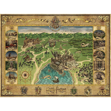 Puzzle Ravensburger Harry Potter Mapa de Hogwarts de 1500 piezas