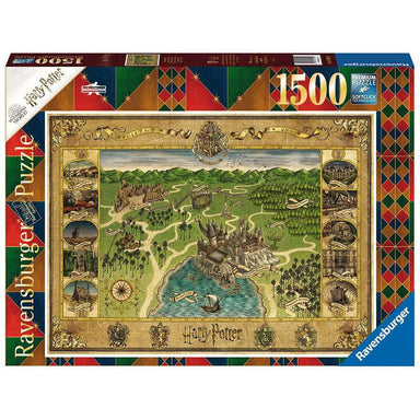 Puzzle Ravensburger Harry Potter Mapa de Hogwarts de 1500 piezas