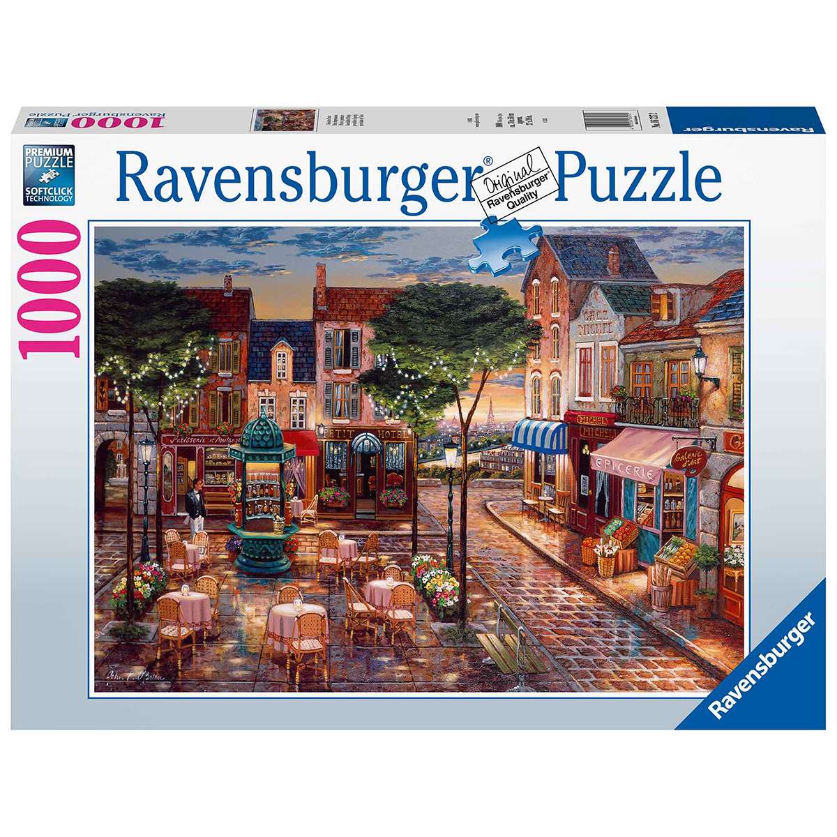 Puzzle Ravensburger Pinceladas de París de 1000 piezas
