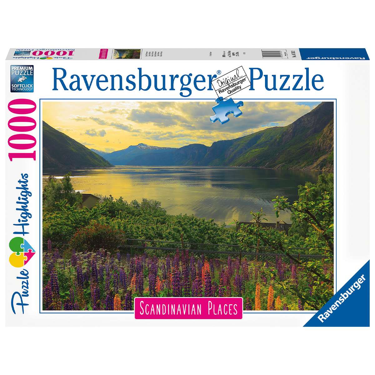 Puzzle Ravensburger Fiordo en Noruega de 1000 piezas