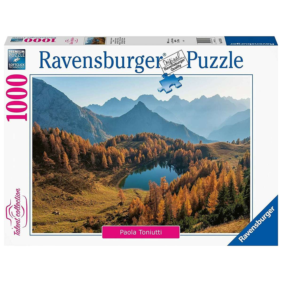 Puzzle Ravensburger Lago Bordaglia, Friuli-Venezia Giulia de 1000 piezas