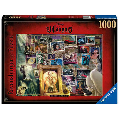 Puzzle Ravensburger Villanos Disney Cruella de Vil de 1000 piezas