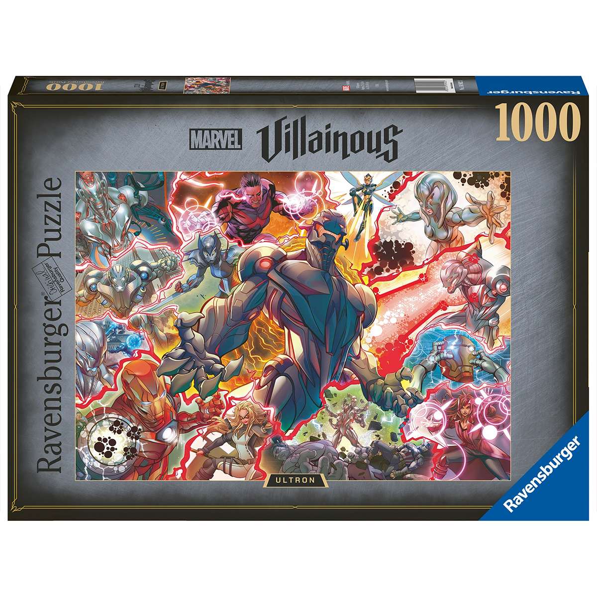 Puzzle Ravensburger Villanos Marvel Ultron de 1000 piezas
