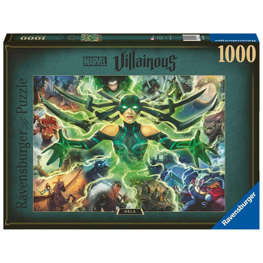 Puzzle Ravensburger Villanos Marvel Hela de 1000 piezas