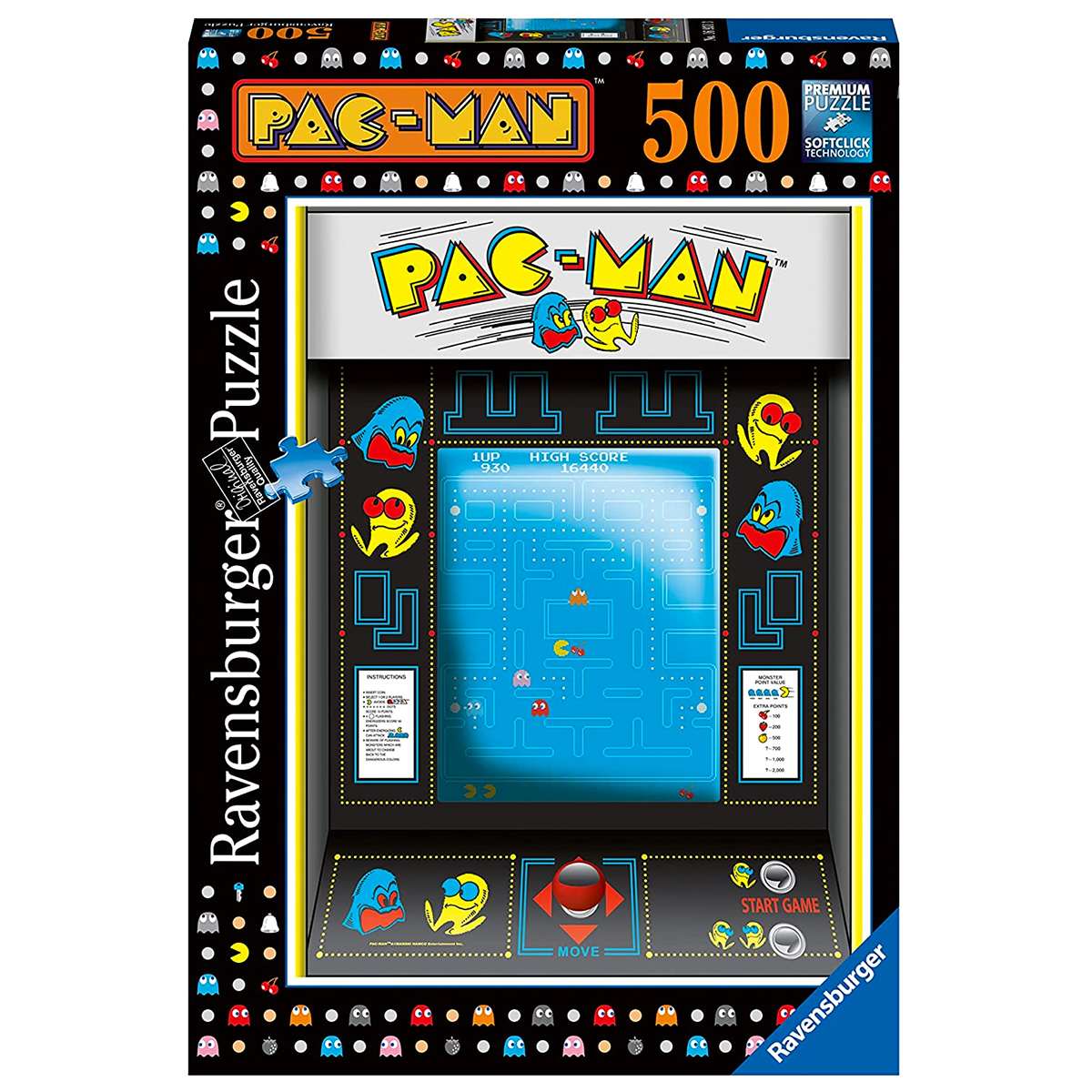 Puzzle Ravensburger Pac-man de 500 piezas