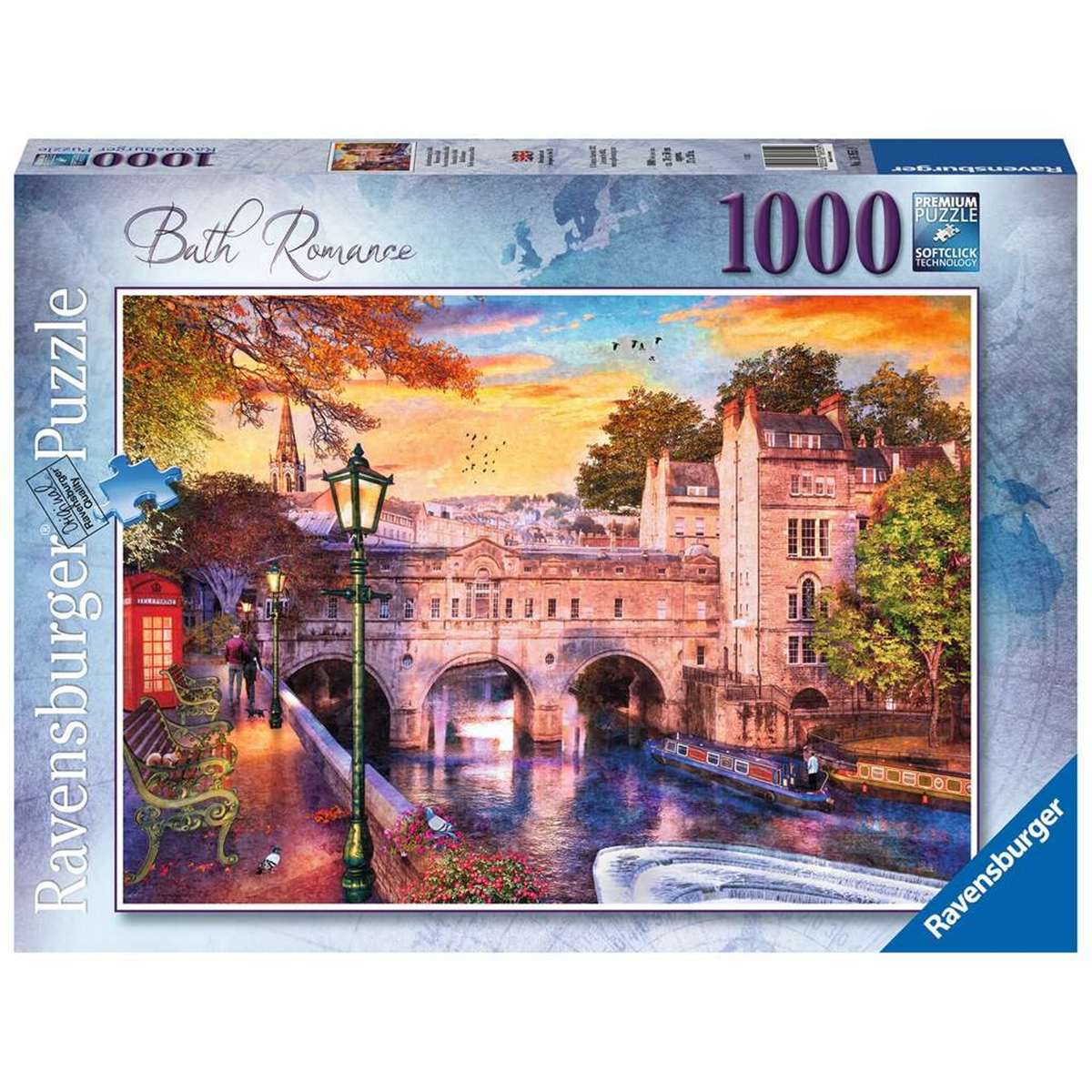 Puzzle Ravensburger Noche Romántica en Bath de 1000 piezas