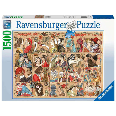 Puzzle Ravensburger Amor en la Historia de 1500 piezas