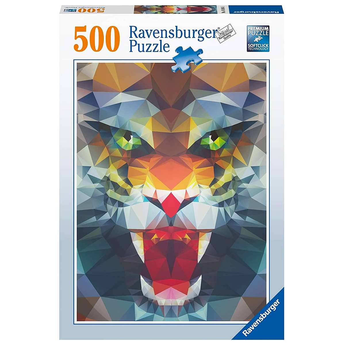 Puzzle Ravensburger Rugido de Polígonos de 500 piezas