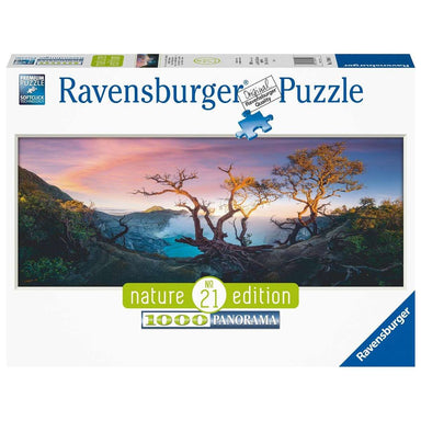 Puzzle Ravensburger Lago del Monte Ijen en Java Panorama de 1000 piezas